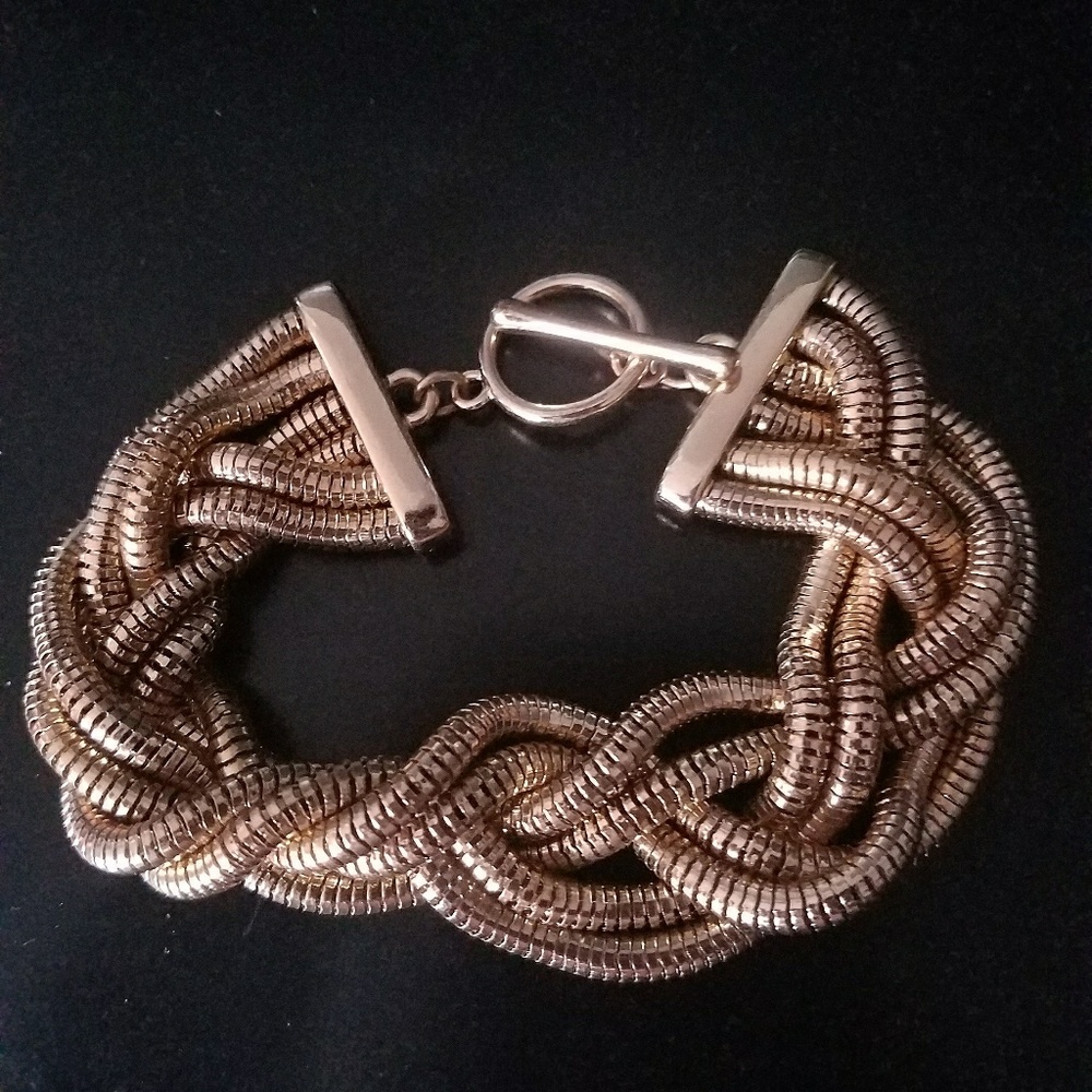 Gold Braided Bracelet