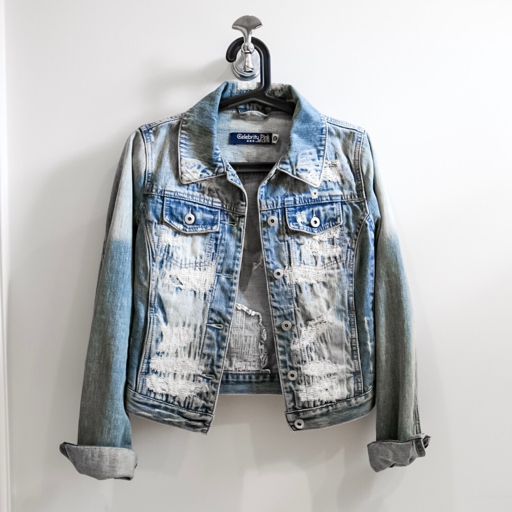 Distressed Denim Jacket