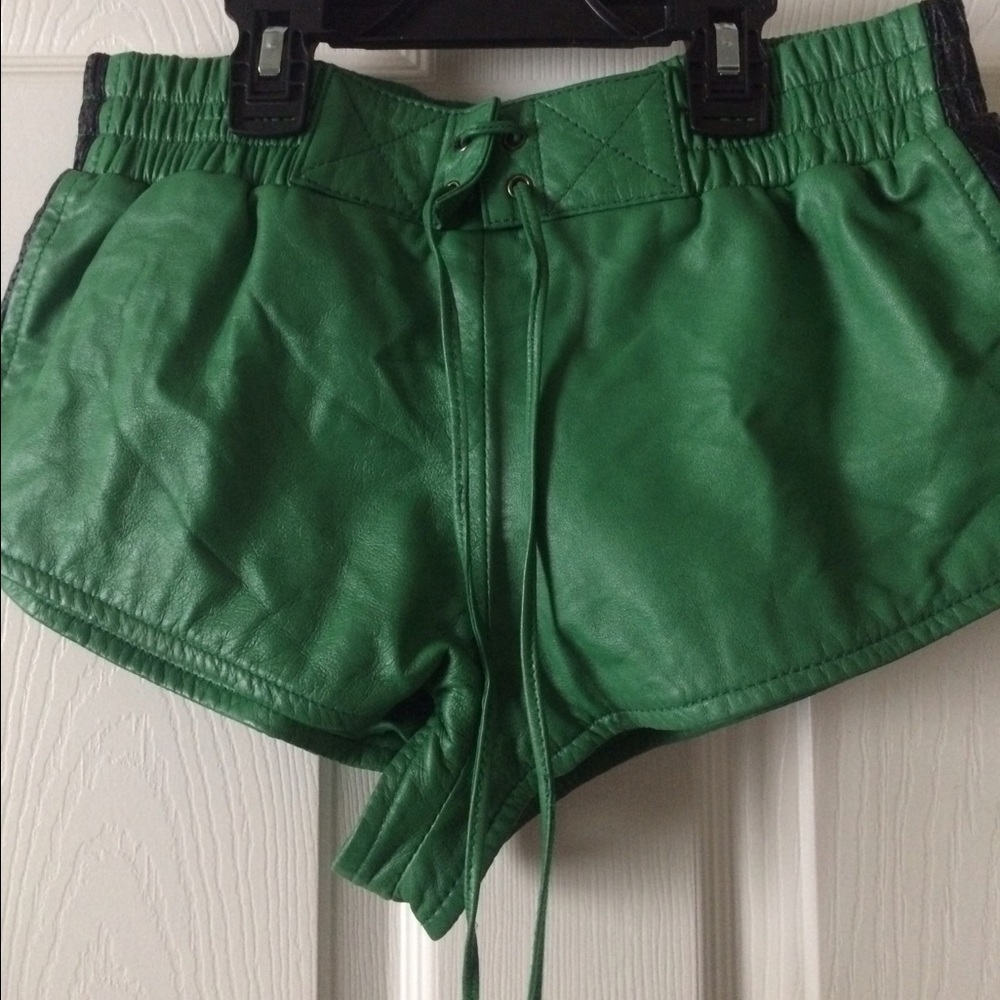 Leather shorts (NOT NASTY GAL) brand new