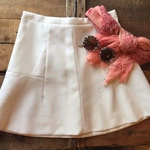 J. Crew Off-White Skirt Size 2