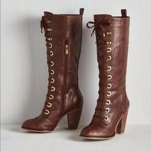 Modcloth Prospectress Boots Size 8