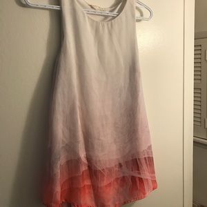 Zara pink and white shirt