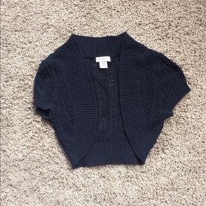 Arizona Black Sweater-y Shrug