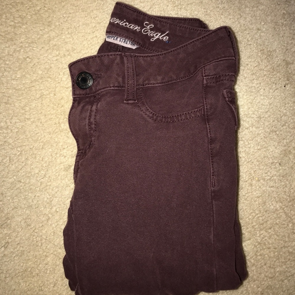 AE MAROON JEGGINGS👖❤