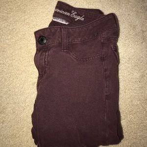 AE MAROON JEGGINGS👖❤