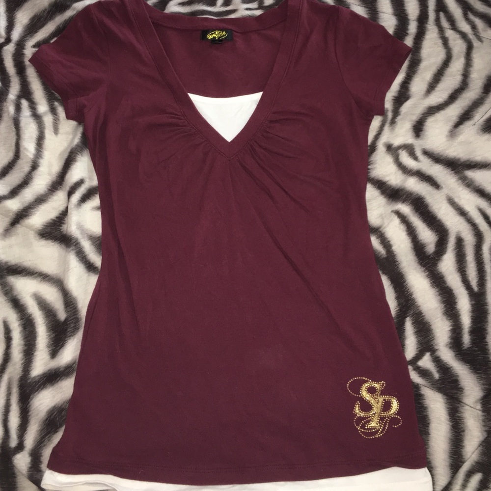 Burgundy Top
