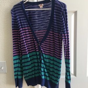 Mossimo Striped Cardigan