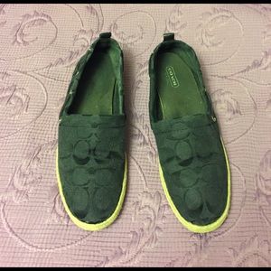 Loafer coach flats