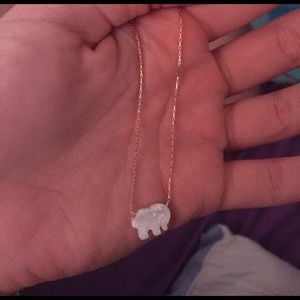 Ivory ellla elephant necklace