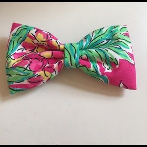 Lilly Pulitzer spike the punch hair bow large