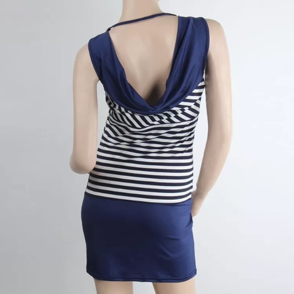 ❣️Sale was $35 down sizing❣️ Cute anchor striped dress - Picture 4 of 4