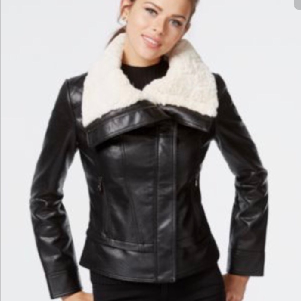 Guess Faux Leather Jacket