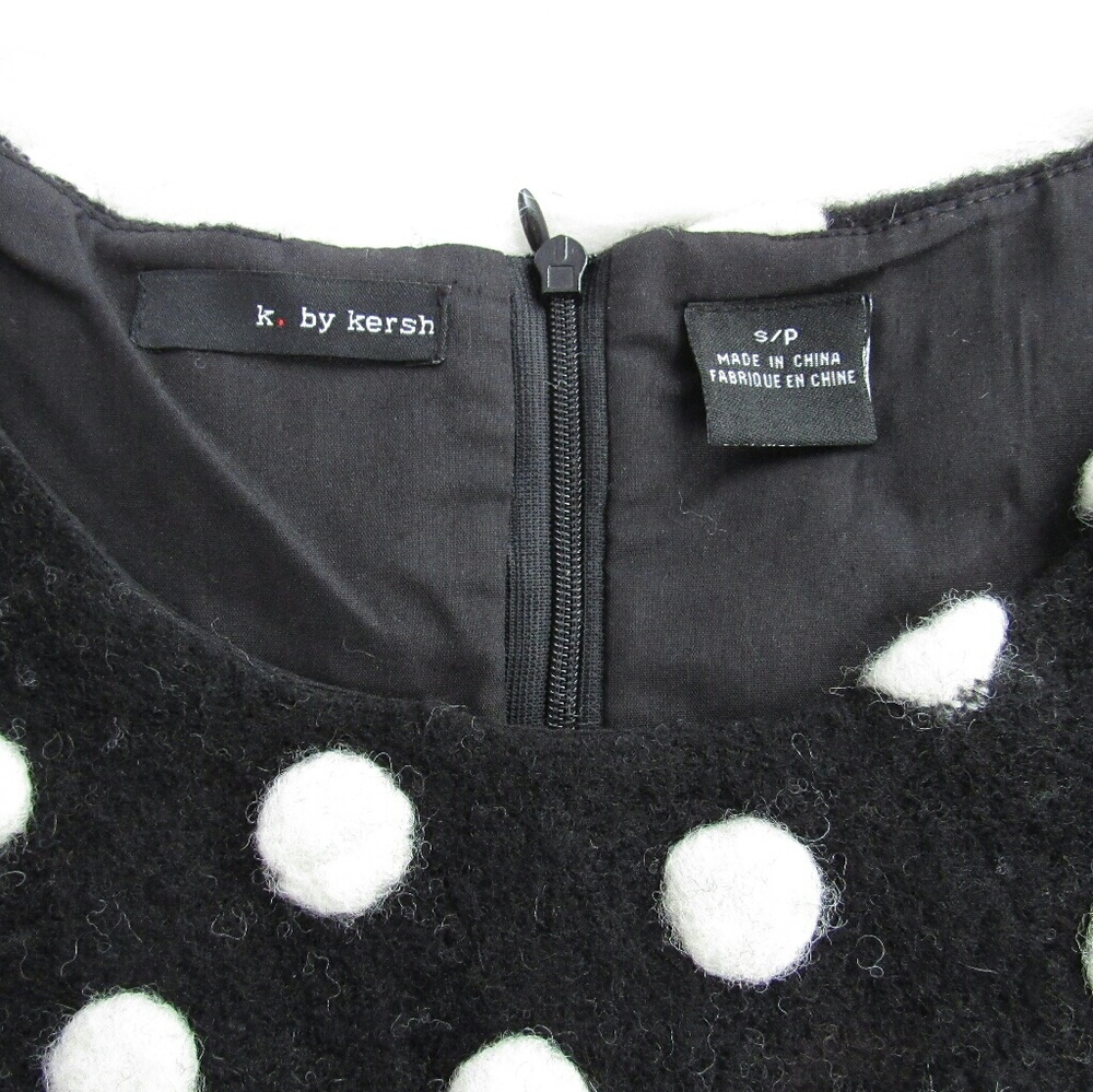 Textured Polka Dot Wool Blend Top NWT - Picture 5 of 8