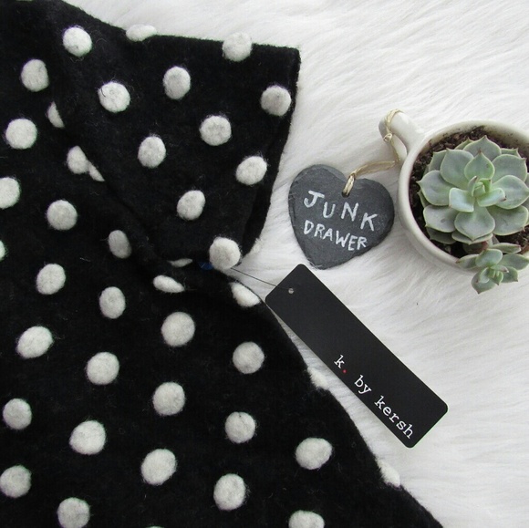 Textured Polka Dot Wool Blend Top NWT - Picture 7 of 8
