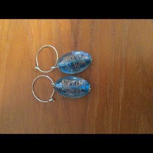 SPRING PRETTY 🦋🦋 hoops with blue attachment