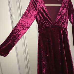 Urban Outfitters velvet dress