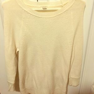 J Crew Knit Sweater size XS in Cream