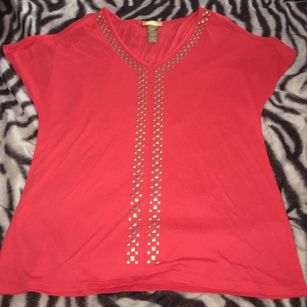 Coral Studded Top