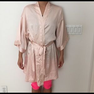 Victoria's Secret blush pink robe