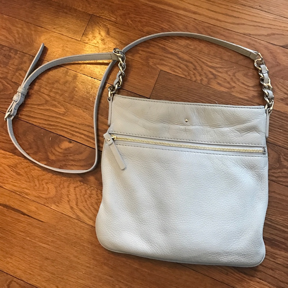 Kate spade cross body Ellen bag gray