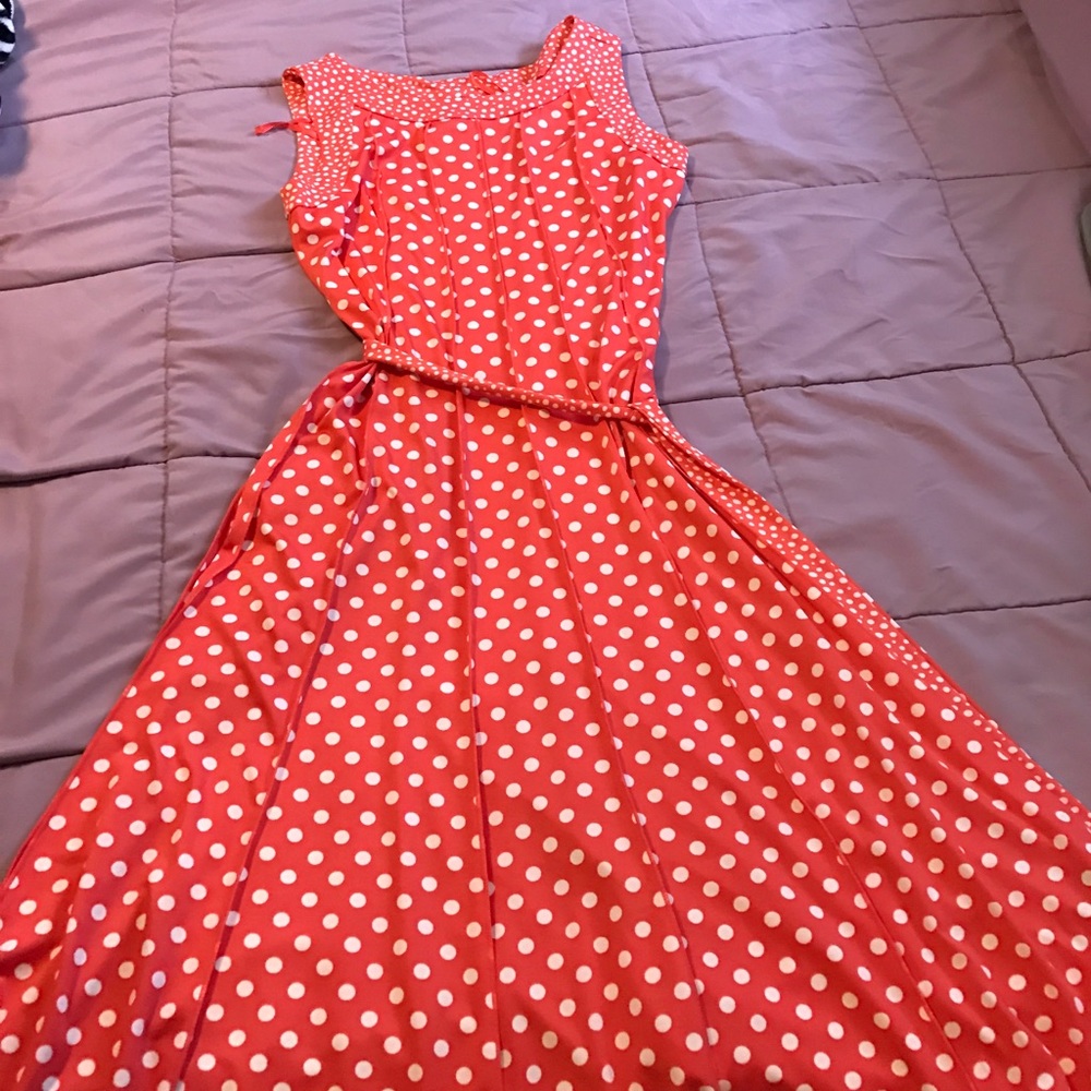 Polka Dot midi dress