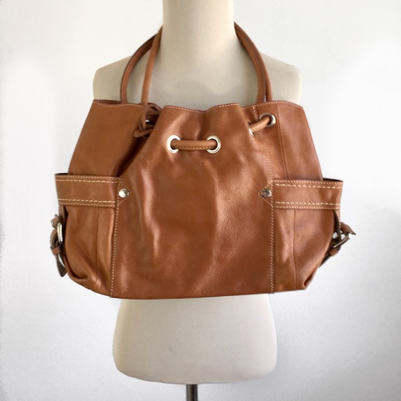 FOSSIL | Tan Leather Handbag NWOT - Picture 1 of 4