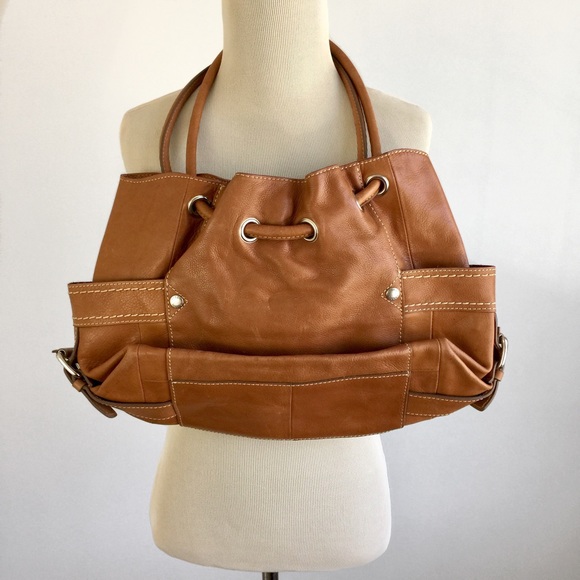 FOSSIL | Tan Leather Handbag NWOT - Picture 2 of 4