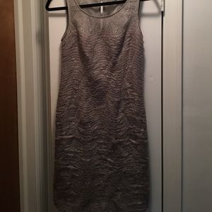 Ann Taylor metallic dress