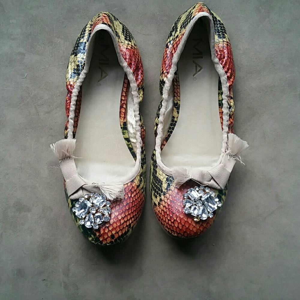 MIA jewel toes flats