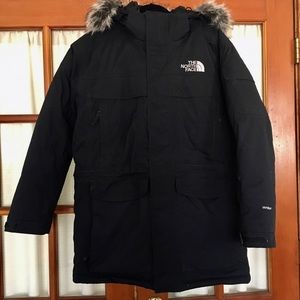 Men's North face parka coat
