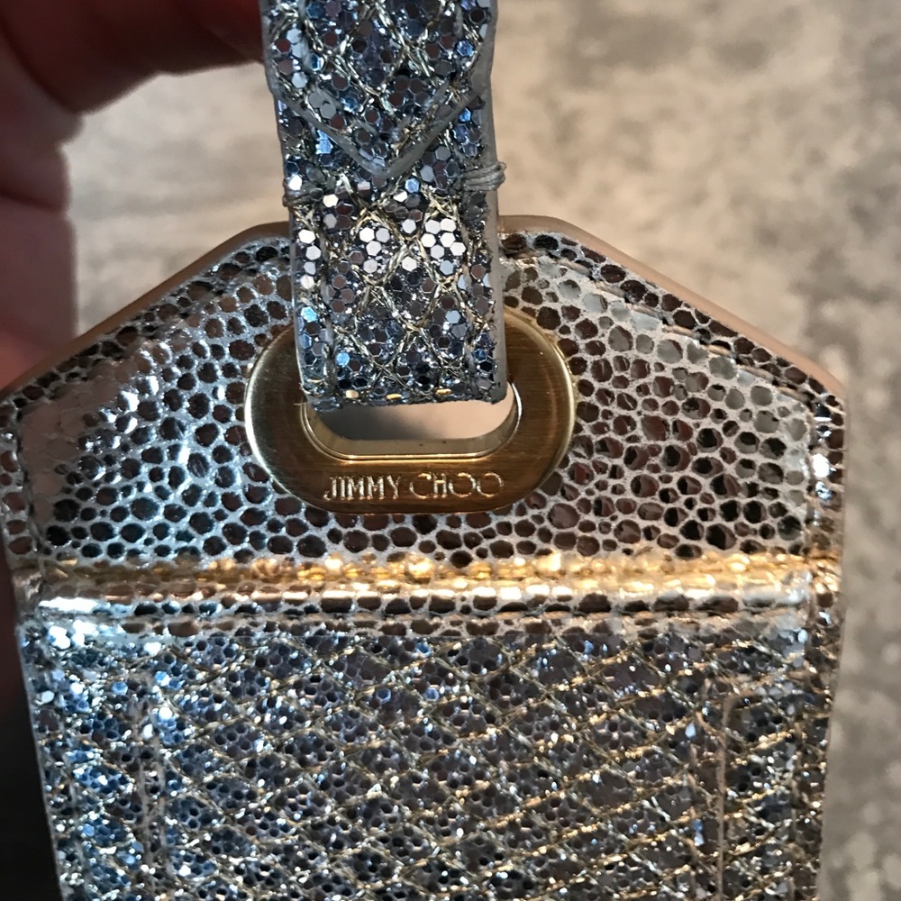 Jimmy Choo Glitter Luggage tag - Picture 2 of 4