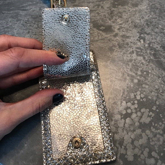Jimmy Choo Glitter Luggage tag - Picture 3 of 4