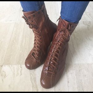 Emporio Armani Lace-up Boots