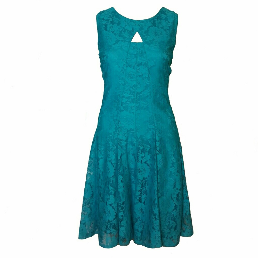 Lace Fit and Flare Dress