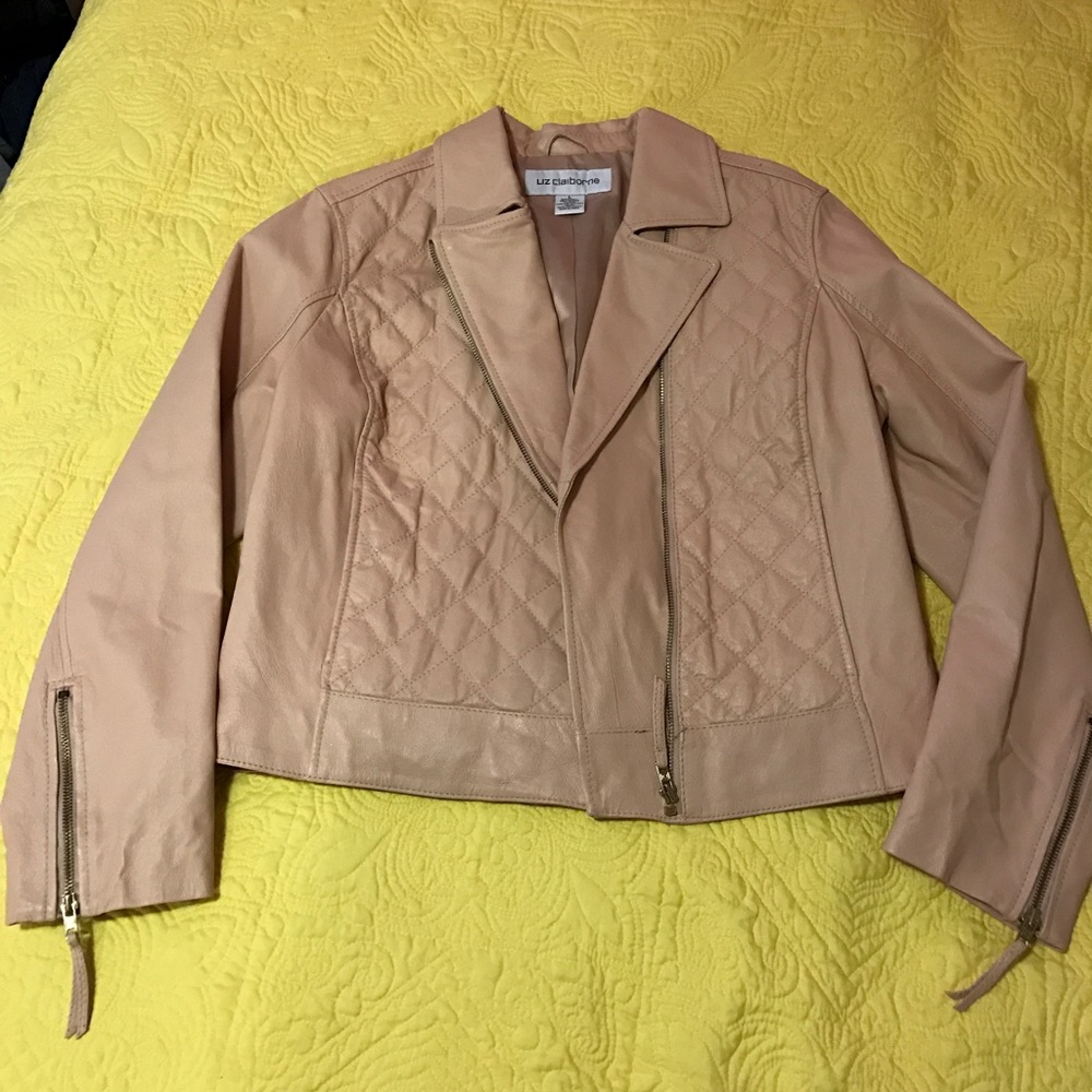 Liz Claiborne Genuine Leather Jacket - Size L