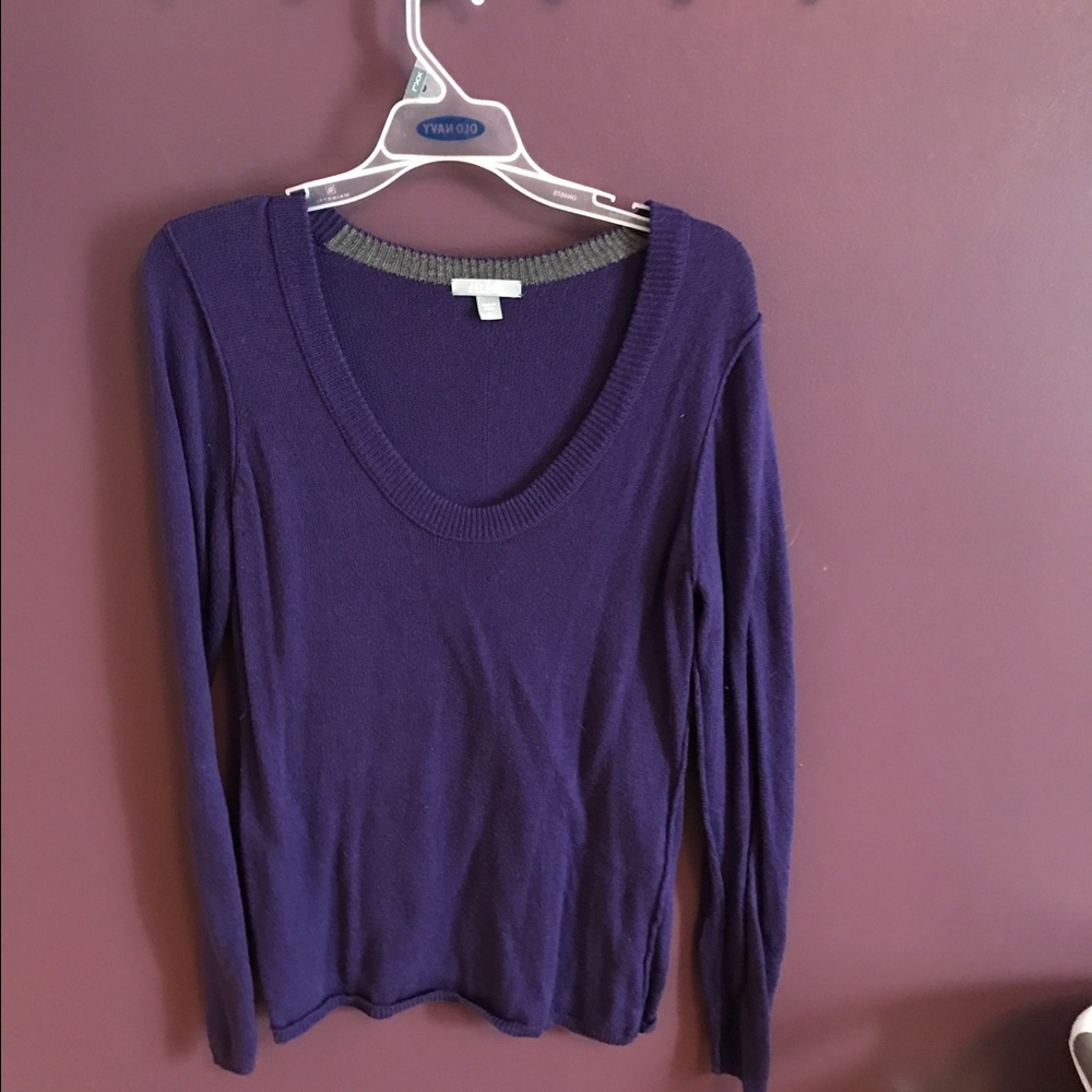 Purple Light Sweater Size XL Delias