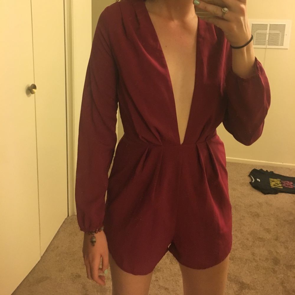 Long sleeve romper