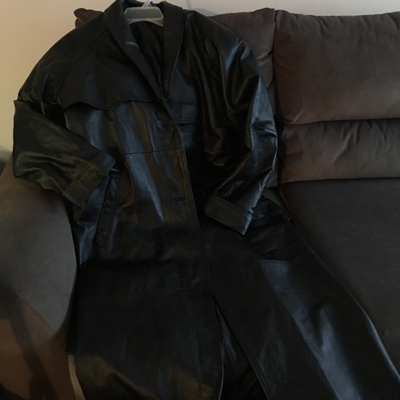 Leather Coat - Picture 5 of 6