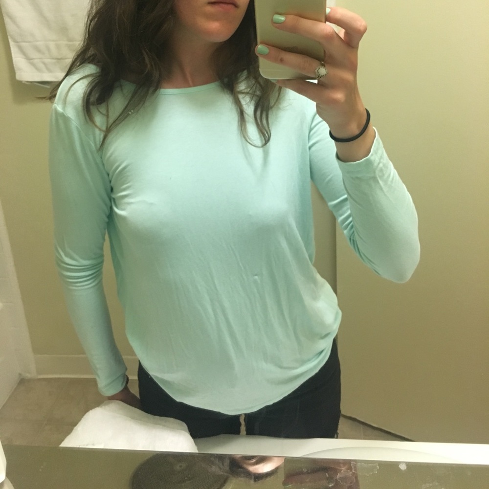 Long sleeve light blue