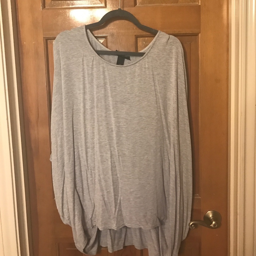 Grey dolman shirt