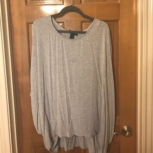 Grey dolman shirt