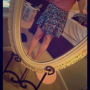 Multi coloured mini skirt size 10/12 girls