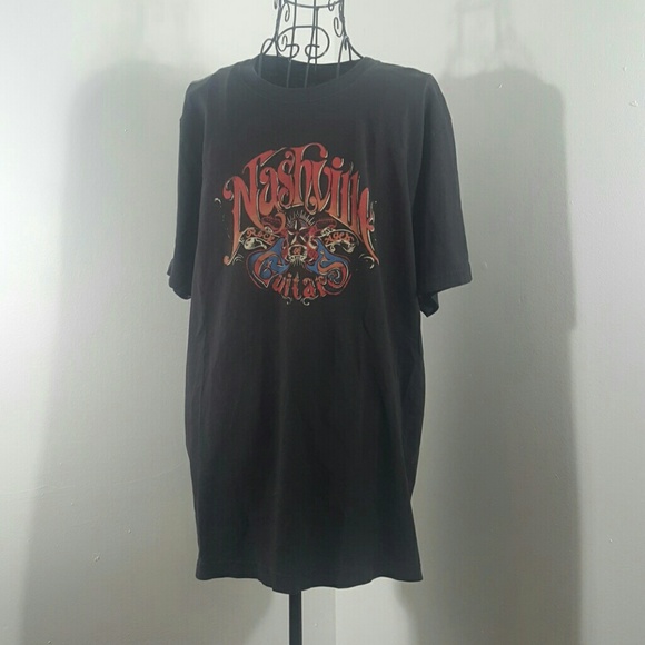 Lucky Brand Other - LUCKY BRAND NASHVILLE GUITAR T SHIRT LARGE