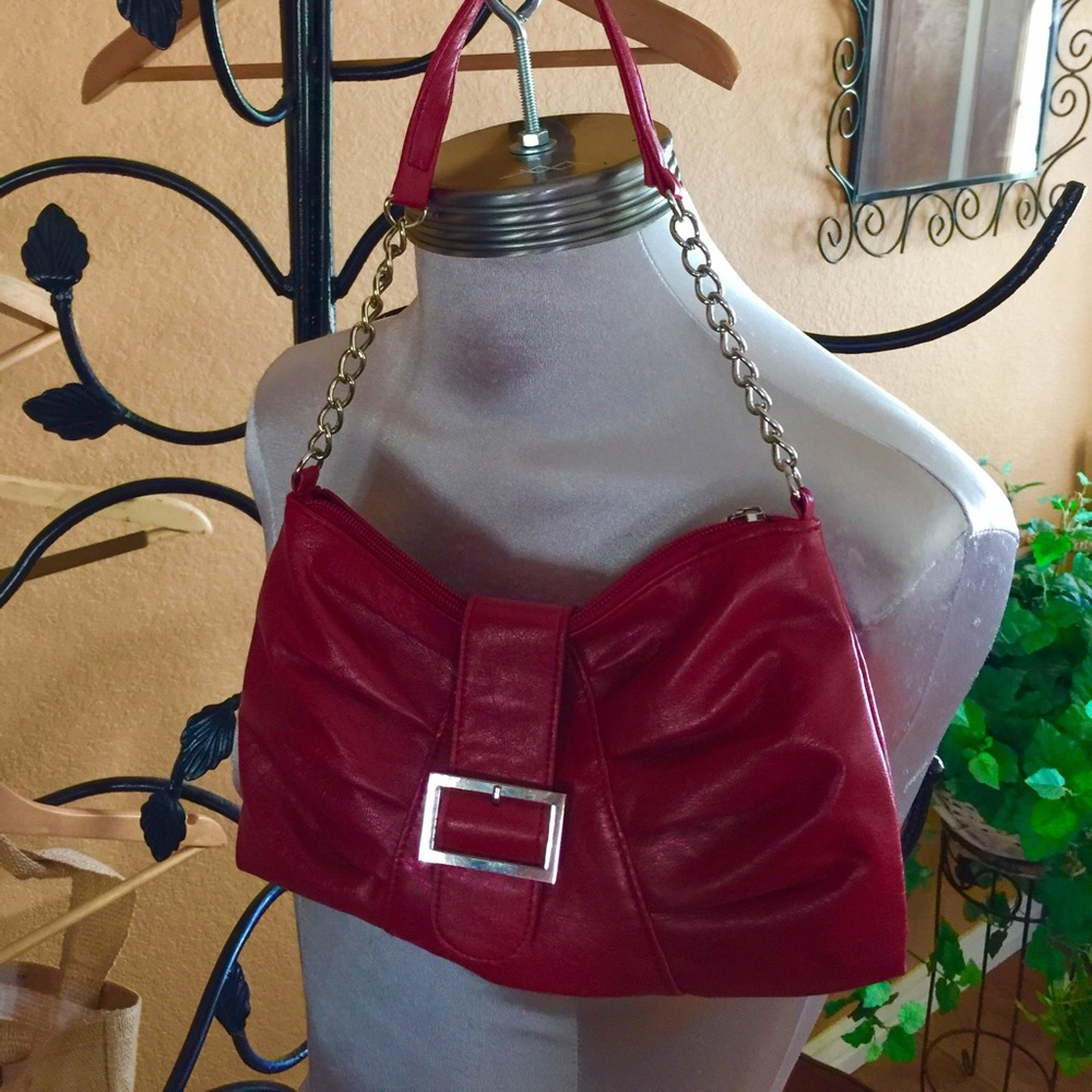 ❤️Giannini purse red soft subtle