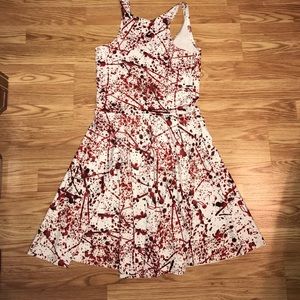NWOT* Blackmilk red splatter dress