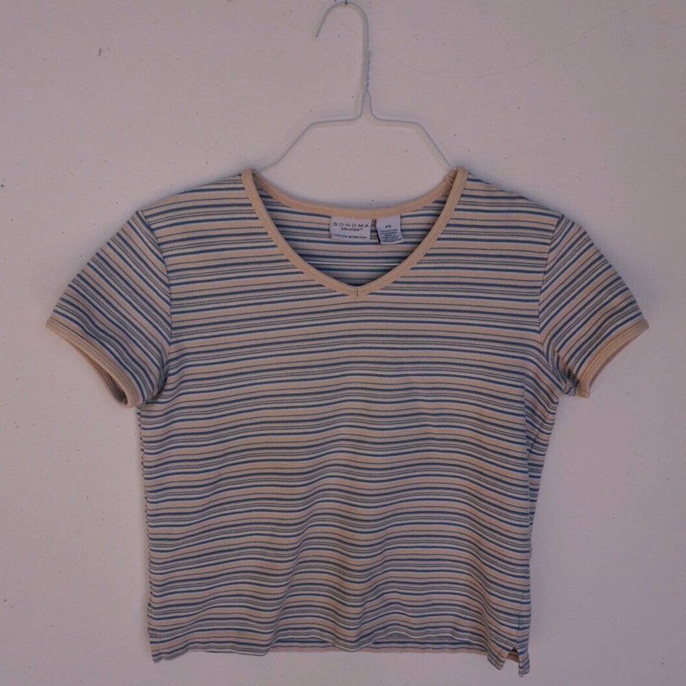 Vintage Striped Ringer Tee-reserved