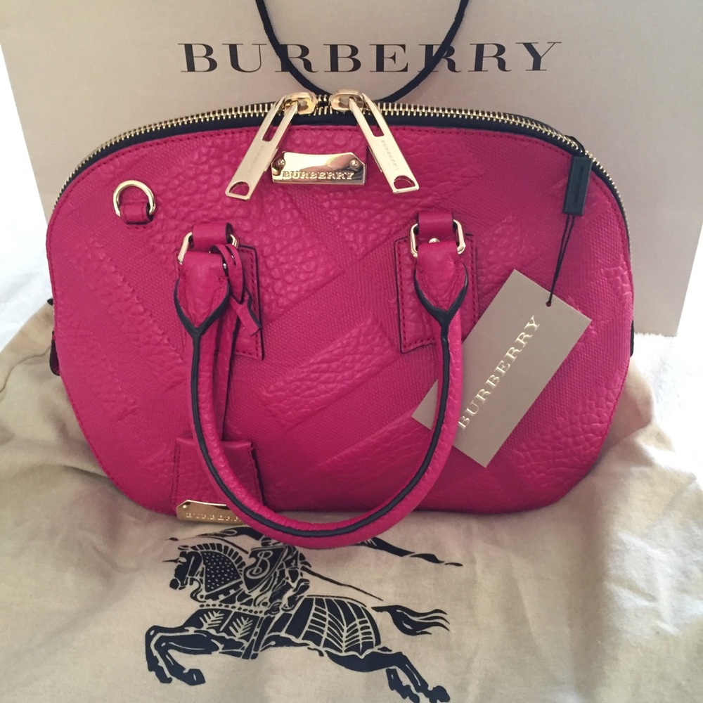 Burberry Small Orchard Vibrant Fuschia