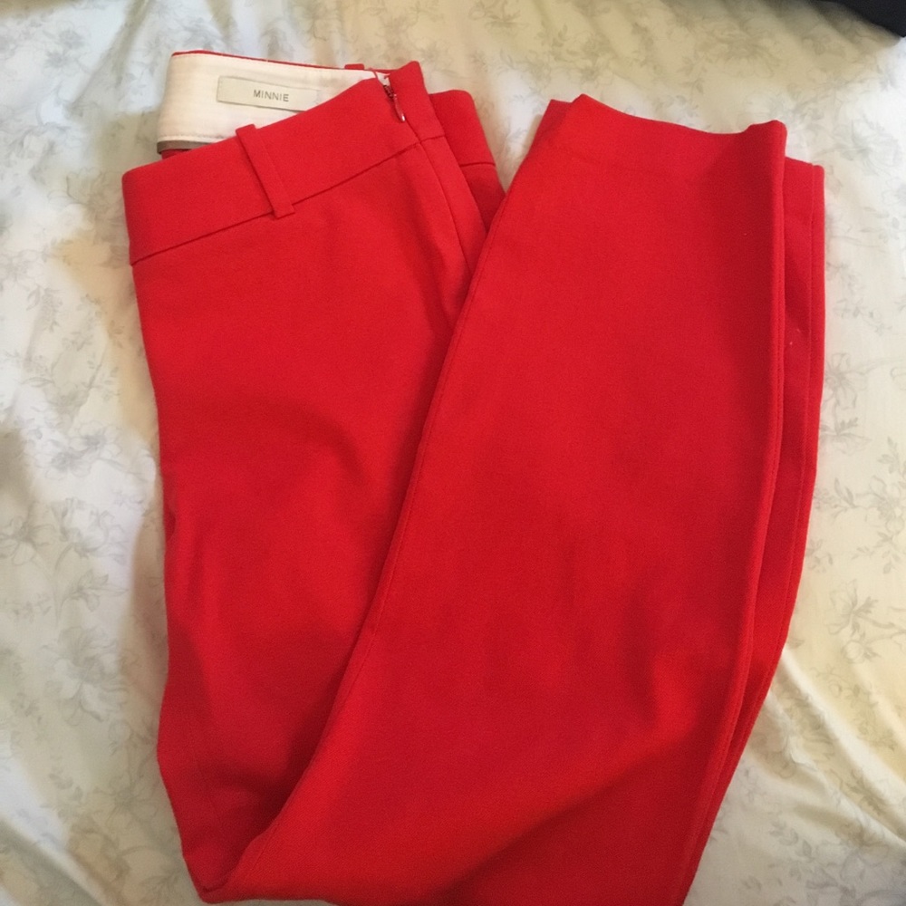 0p red Minnie pants.