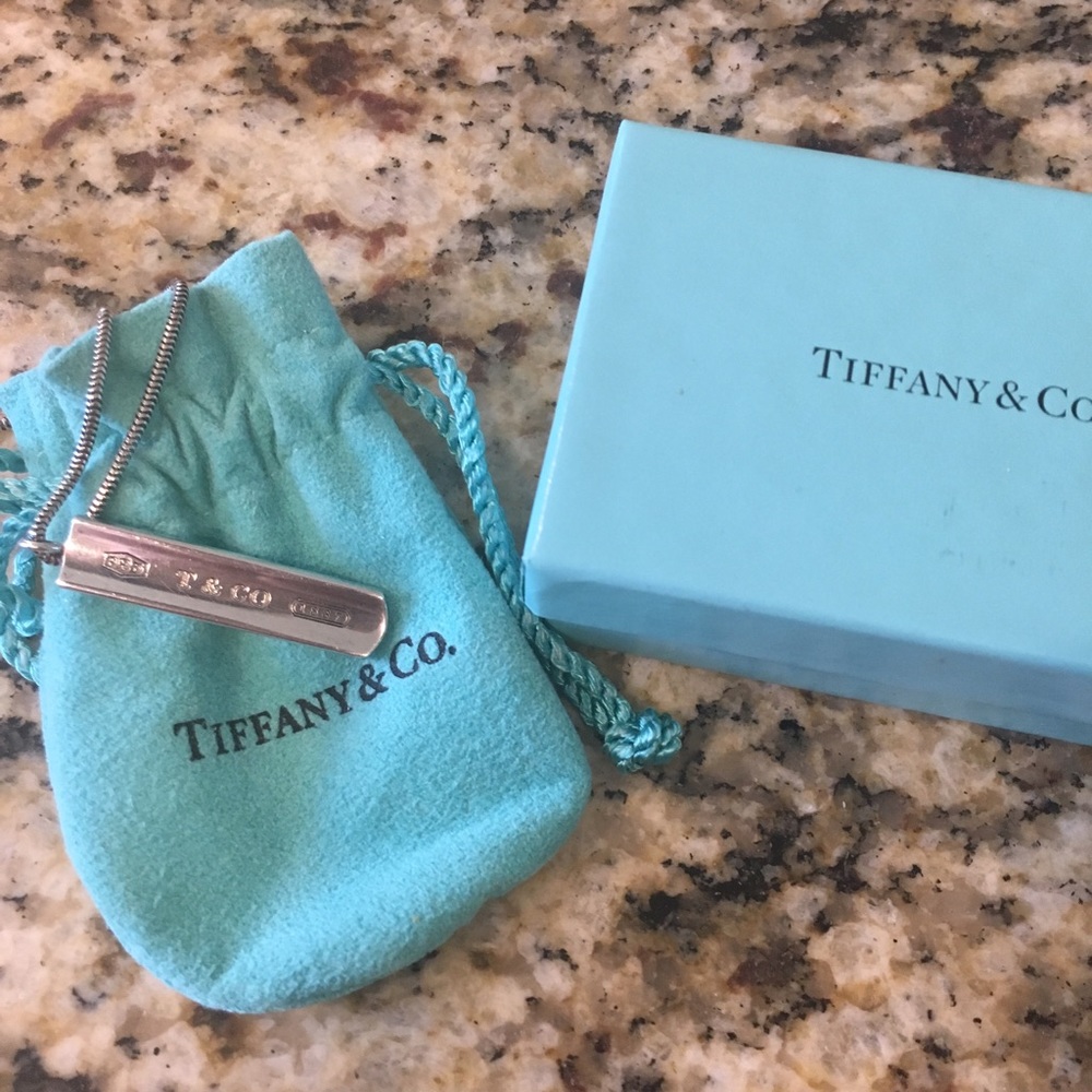 Tiffany & Co. Sterling Silver Bar Pendant