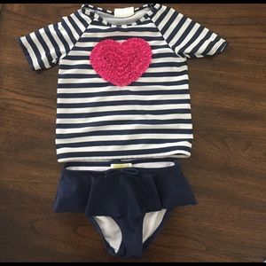 Crazy 8 2 piece bathing suit 👙 size 2T